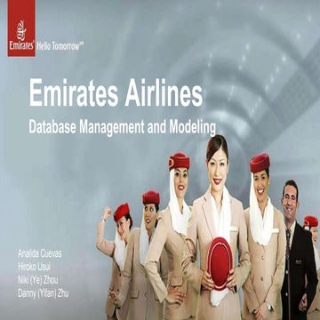 Customer Segmentation Analysis - Emirates