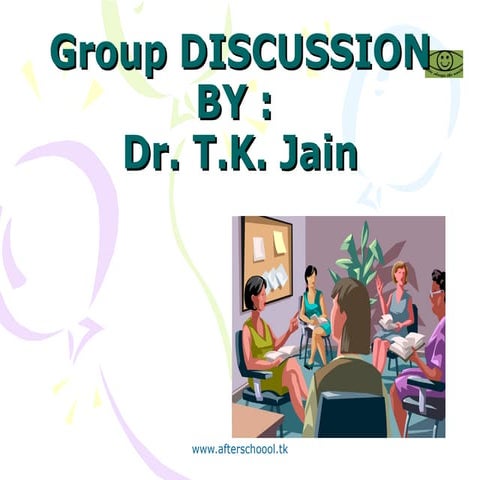 Group Discussion Afterschoool