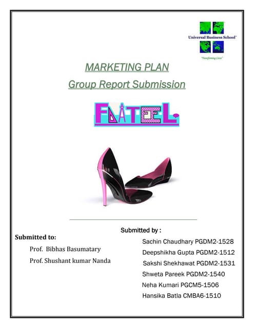 marketing strategy report