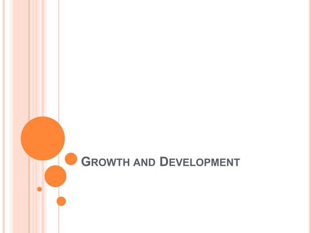 Growth and development of cranium and face