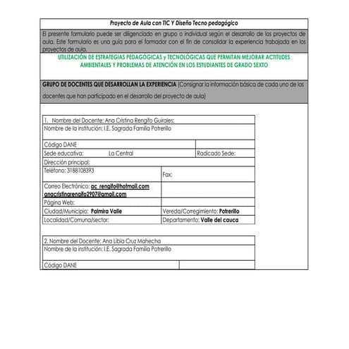 Grupo ana cris rengifo