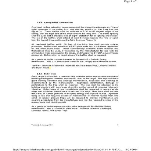 Gsaindoorfiringrangedesigncriter