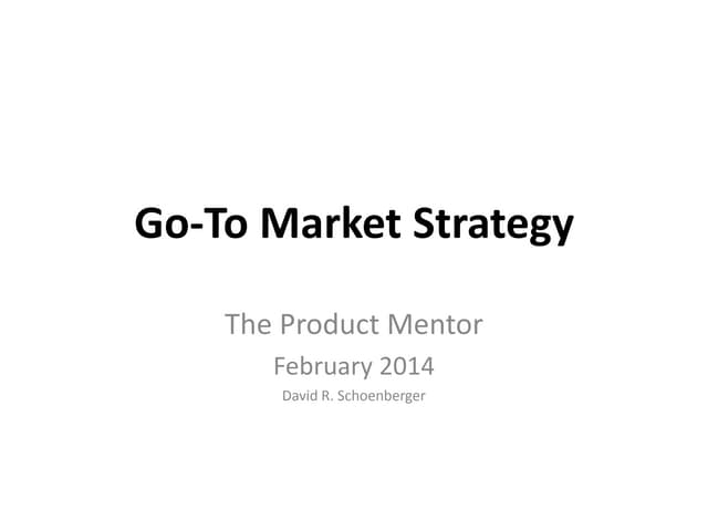Go-to-Market Strategy