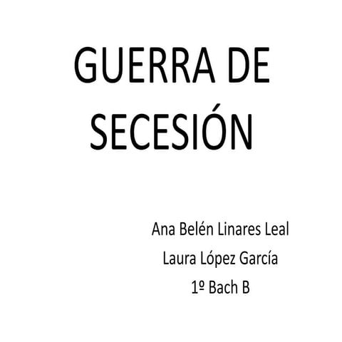 Guerra de Secesión