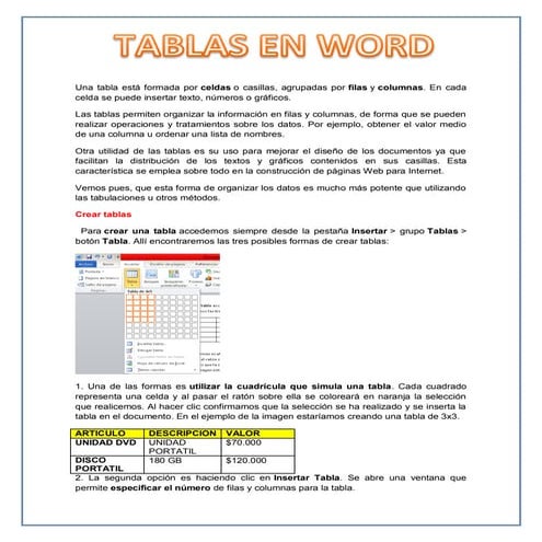Guia 03 tablas en word