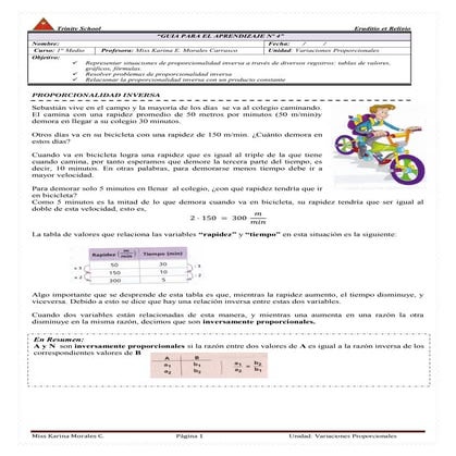 proporcionalidad inversa-Karina Morales