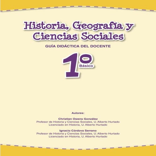 Guia docente Ciencias Sociales 1°