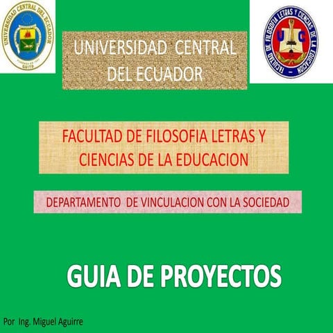Guia para elaoracion de proyectos comunitarios