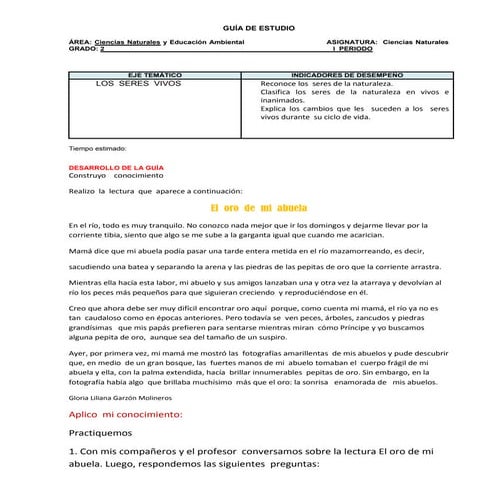 Guias de naturales grado 2
