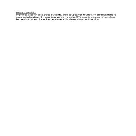 "Guide pour survivre à l'école" by Jack Koch, Danger école