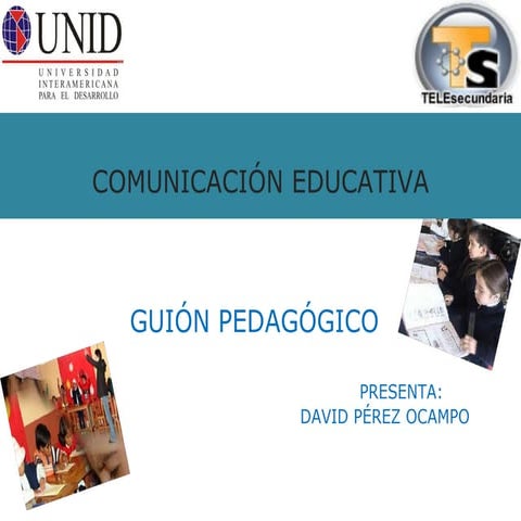 Guion pedagogico