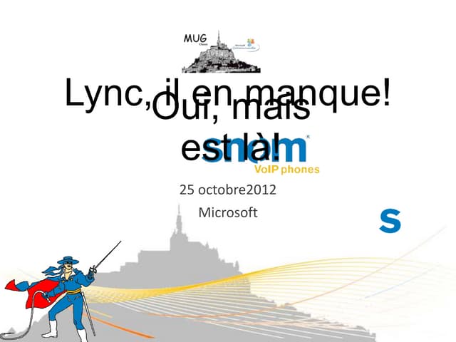 Présentation de Snom au GUL