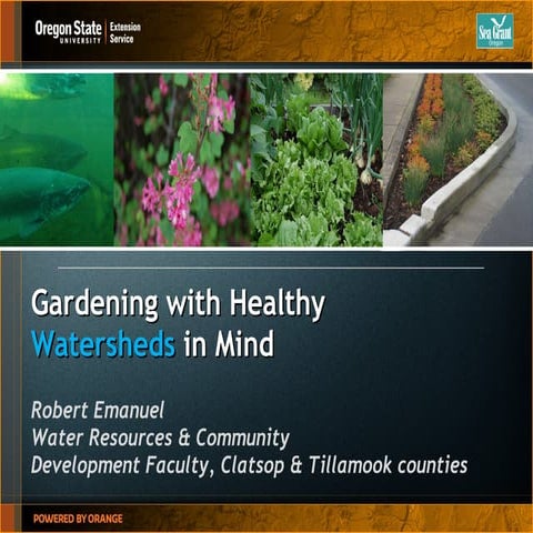 Gardening for Better Watersheds in Oregon