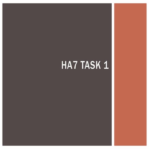 Ha7 task 1