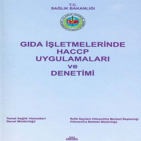 Haccp türkçe not