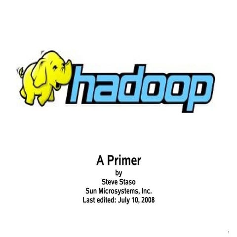 Hadoop Primer
