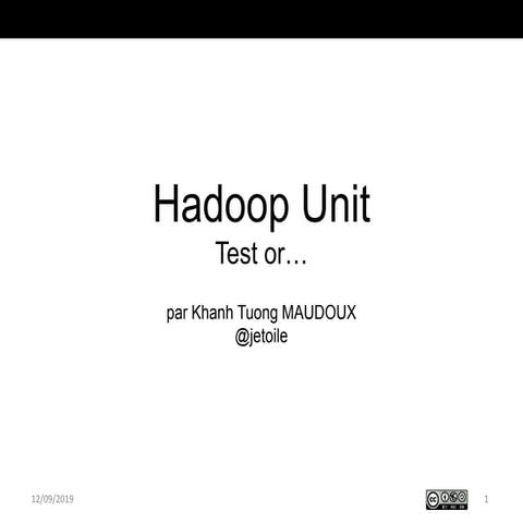Hadoop unit