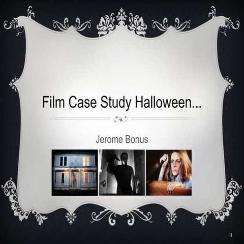 Halloween film case study analysis