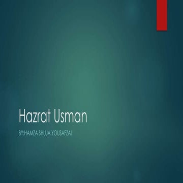 Hazrat Usman