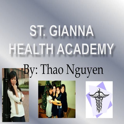 Thao Health Academy Electronic Porfolio 