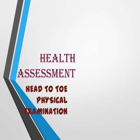 Health assesment