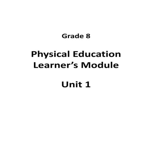 Health module