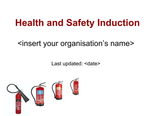 Health safety induction_overview