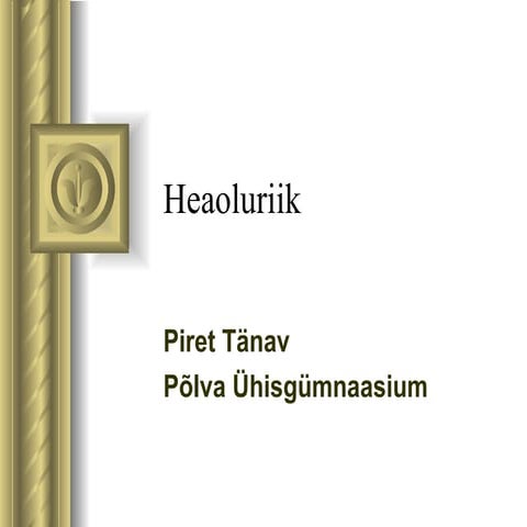 Heaoluriik