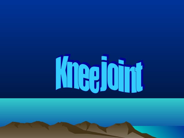knee jinjury