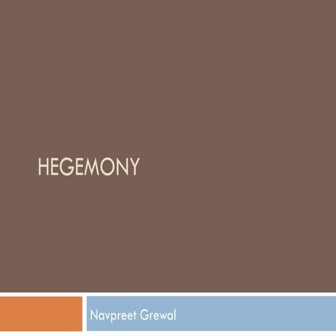 Hegemony
