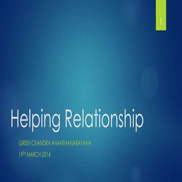 Helping relationship