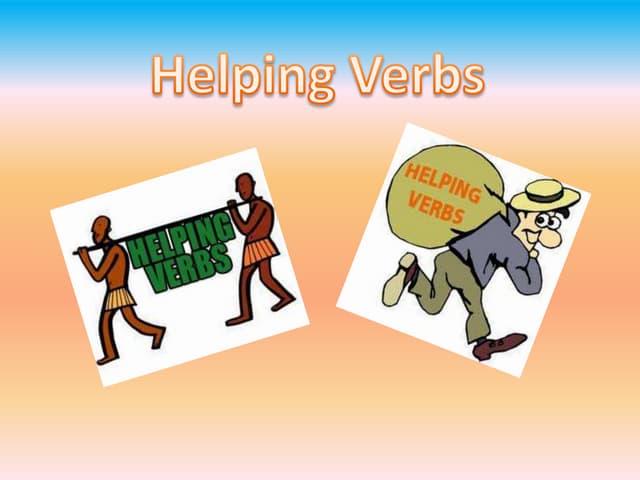 Helping verbs