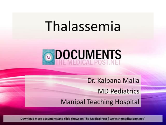 Thalassemia