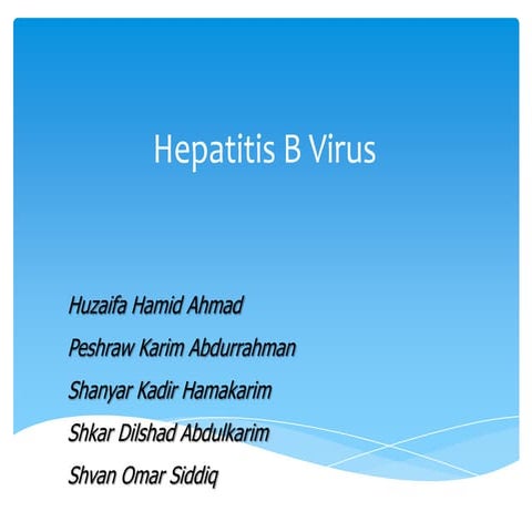 Hepatitis B Virus