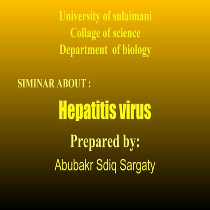 Hepatitis virus