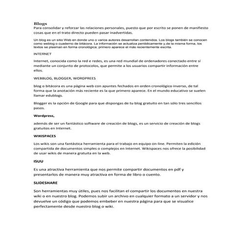 Herramientas de la web2.0