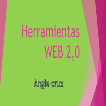 Herramientas web 2,0 1