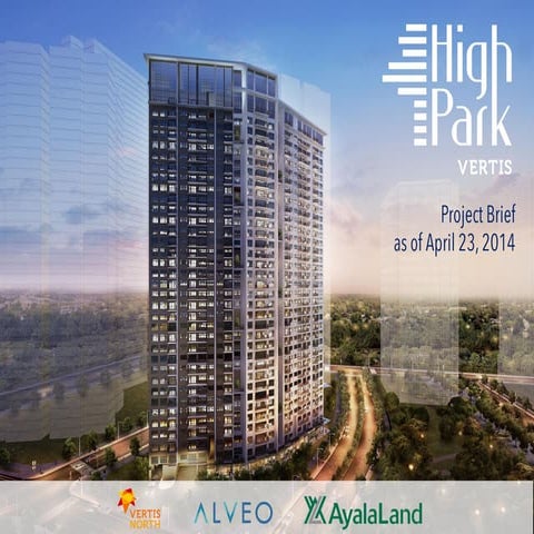 High Park Vertis North Sales Project Brief 2014 0423