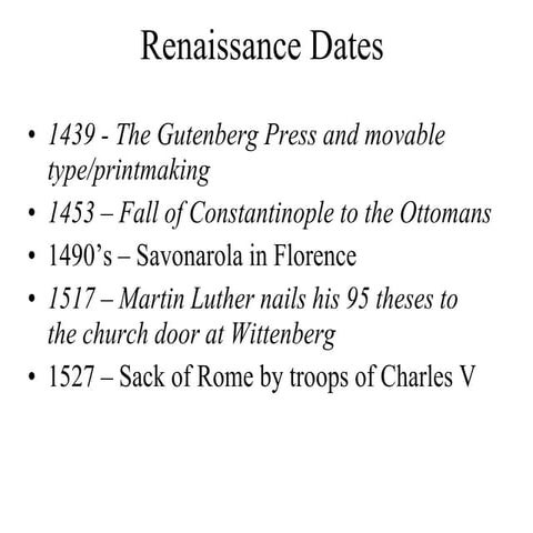 High Renaissance Post