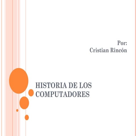 Historia de los computadores