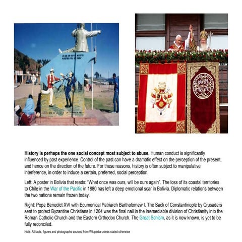 The engineering of history