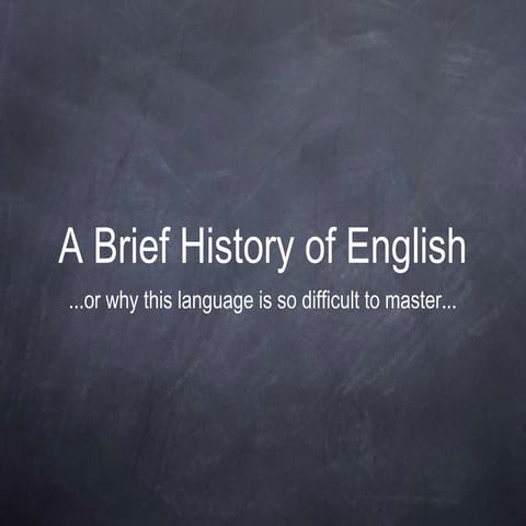 History of-English-part-1