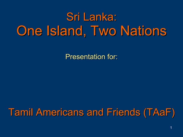 H I S T O R Y  O F  T A M I L S