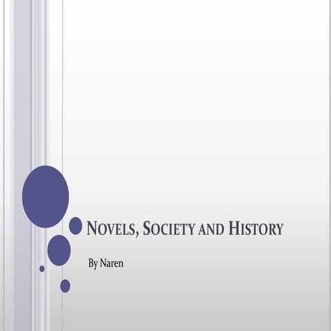 History of novels