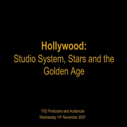 Hollywood studio system