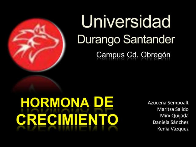 Hormona de crecimiento 