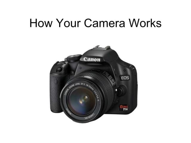 How Your Camera Works