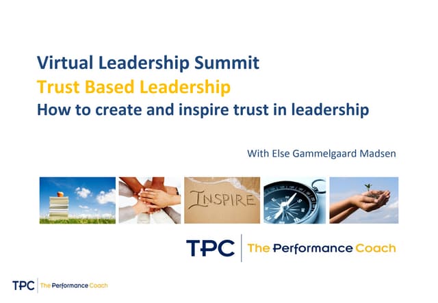 How to create and inspire trust in leadership