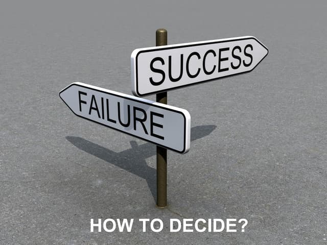 How to decideshw