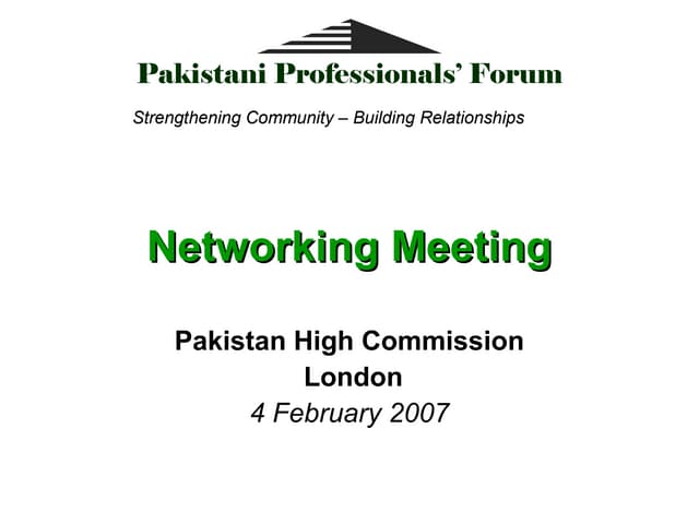 How to improve your networking skills